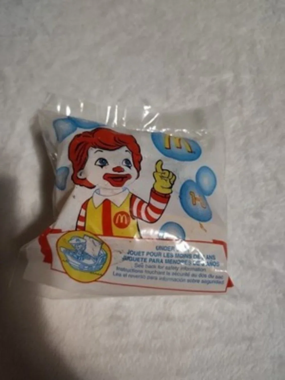Baby Ronald McDonald 2007 Under 3 Happy Meal Toy New Brand New Still In Package